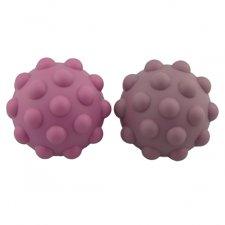 Tiny Tot Sensory Silicone Fidget Small Balls - Grape i gruppen Leksaker / Babylek 0-1 år / Bitleksaker hos Köpbarnvagn (TT22151)