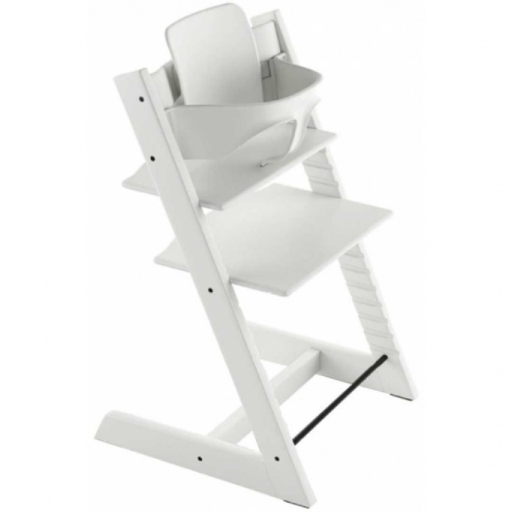 Stokke Tripp Trapp Matstol Vit inkl. bygel